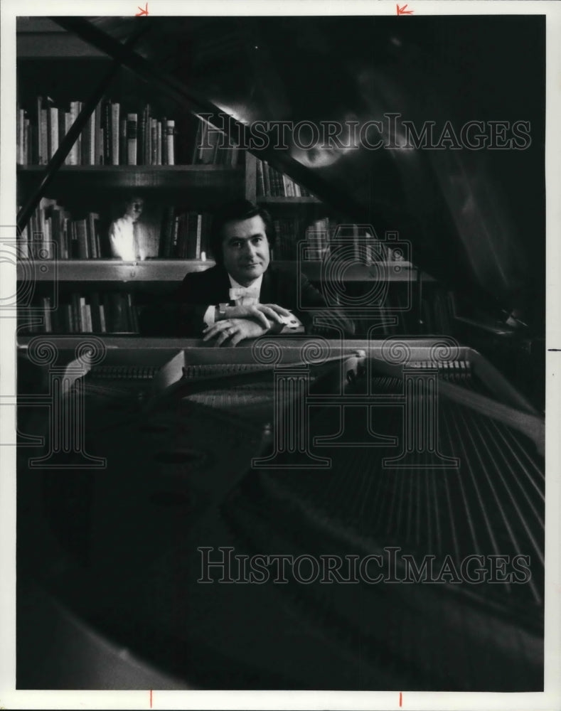 1979 Press Photo Clive Lythgoe pianist - Historic Images