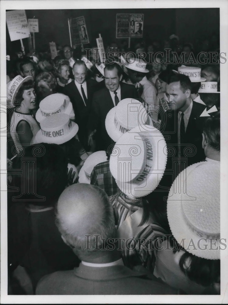 1968 Press Photo Richard M. Nixon Presidential Campaign - 102 - Historic Images