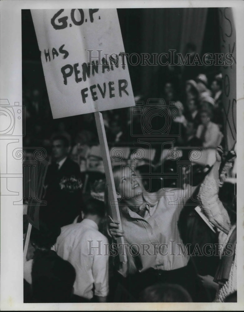 1968 Press Photo Richard Nixon&#39;s presidential campaign in Cleveland - 106 - Historic Images