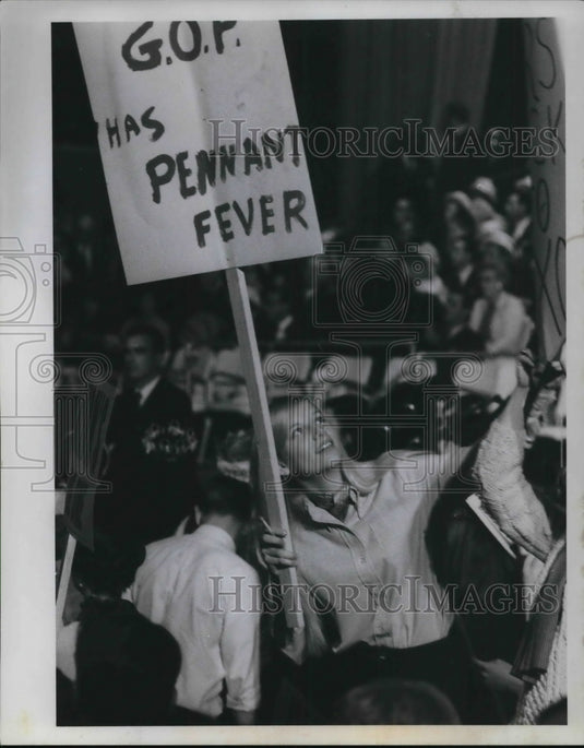 1968 Press Photo Richard Nixon's presidential campaign in Cleveland - 106 - Historic Images