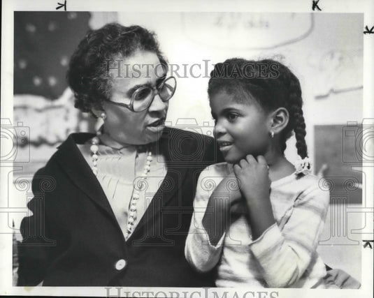 1983 Press Photo Rubie McCullough Member of Tri C Board - Historic Images