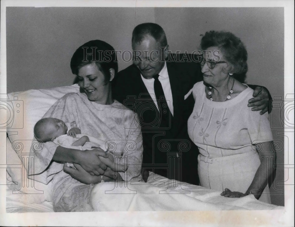 1968 Press Photo Melissa Ann Sperry was born at the Woman's Hospital - Historic Images