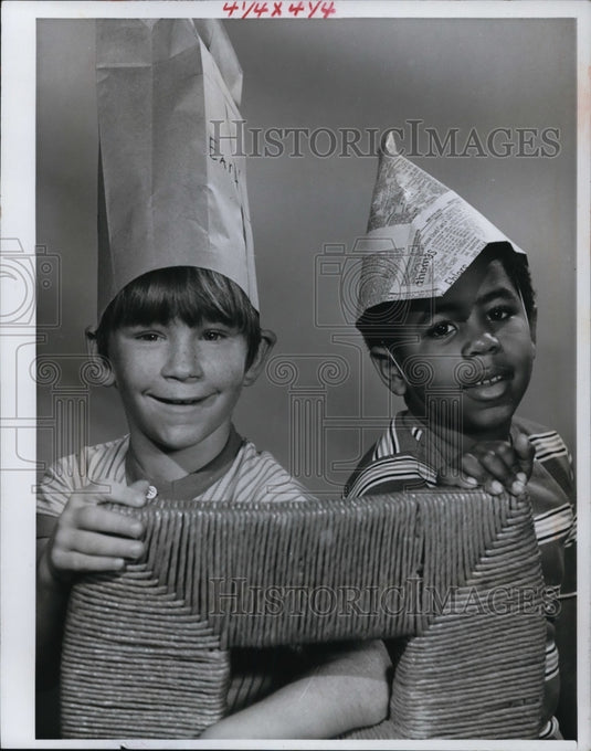 1970, Michael Link and Mark Coppage - Historic Images