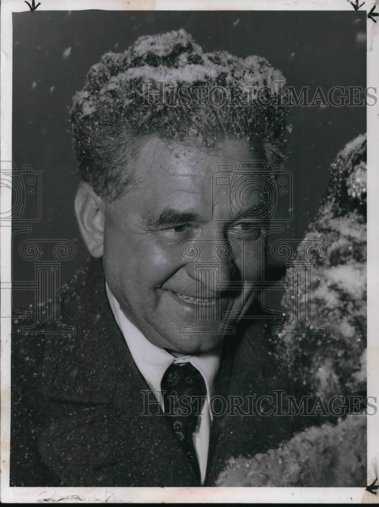 1964 Press Photo Sen. J. Lausche. Karl shot it during Lausche&#39;s 1956 campaign - Historic Images