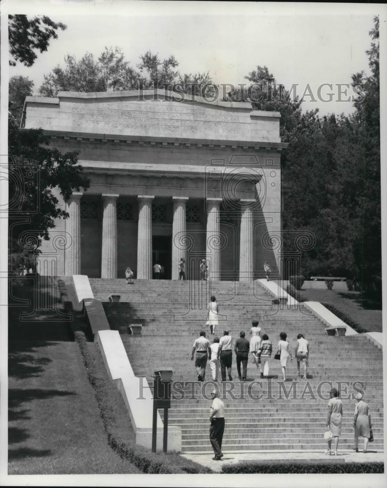 1976 Press Photo Abraham Lincoln Birthplace National Historic Site - Historic Images