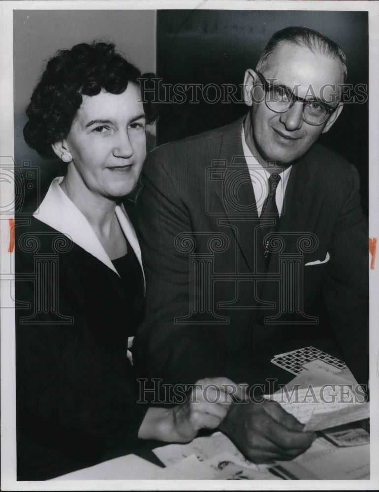 1957 Press Photo Mrs and Mrs Joseph W Kader - cva31717 - Historic Images