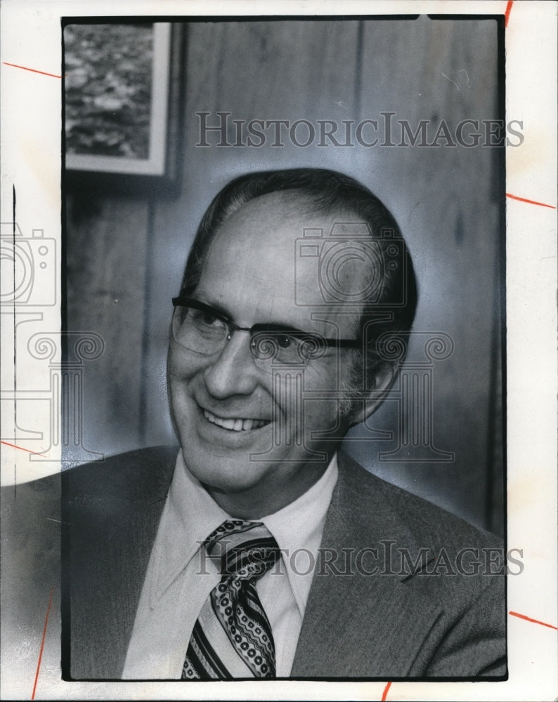 1976, Dr. Glenn A. Olds President Kent State - Historic Images