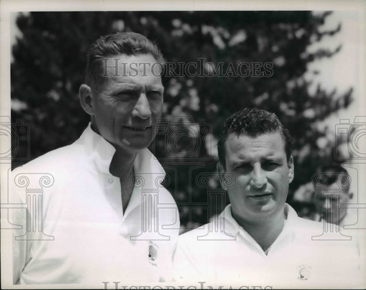 1966 Press Photo Dub Jones and Art Modell - cva33418 - Historic Images