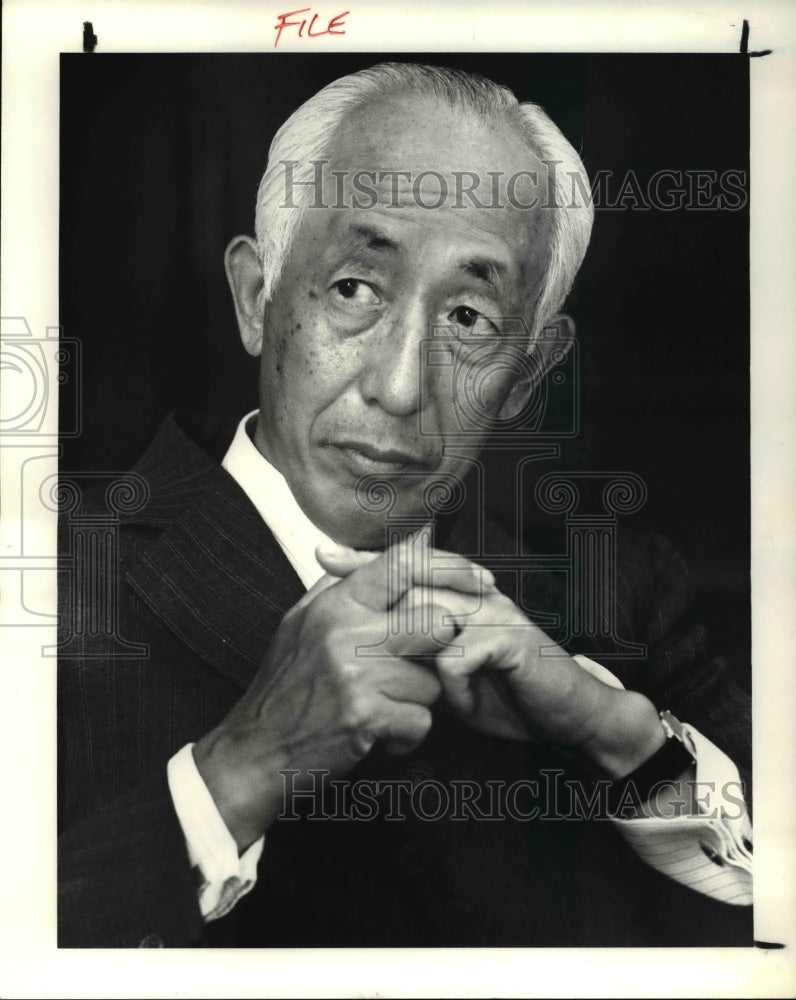 1982, Masahiro Nisibori, Japan's Ambassador to the UN - cva33817 - Historic Images