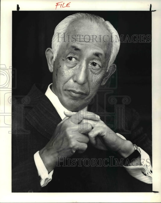 1982, Masahiro Nisibori, Japan's Ambassador to the UN - cva33817 - Historic Images