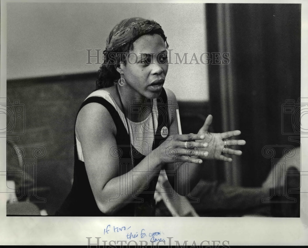 1989, Renee Matthews Jackson, director at Karamu House summer theater - Historic Images