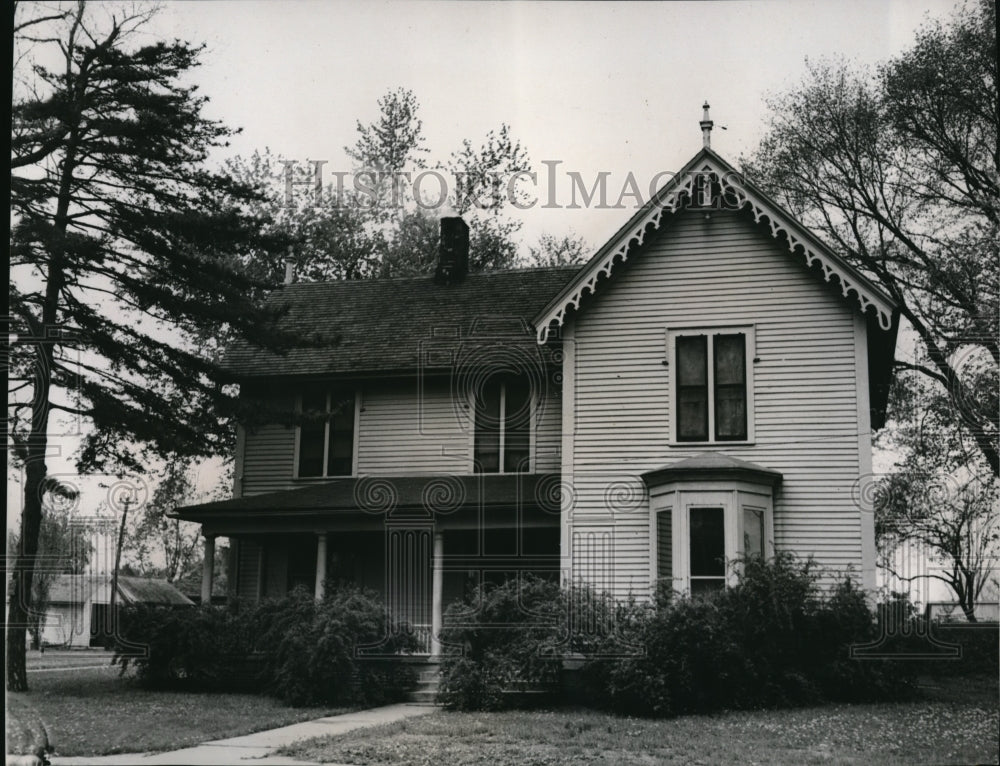 1938 Press Photo House that General John Pershing lived as a boy in Laclege Mo - Historic Images