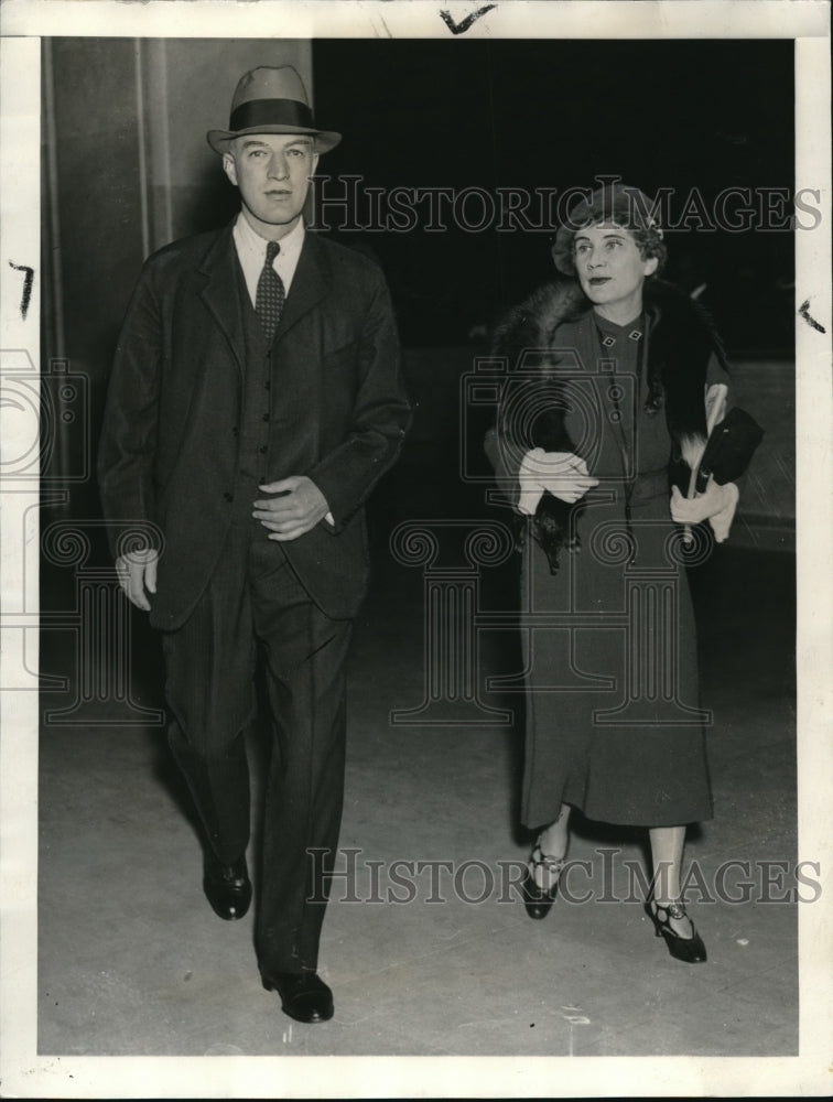 1936 Press Photo Mr. and Mrs. Ogden Reid - Historic Images