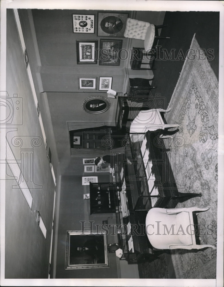 1962 Press Photo Lincoln Collection amassed by by late Oliver R Barrett, - Historic Images