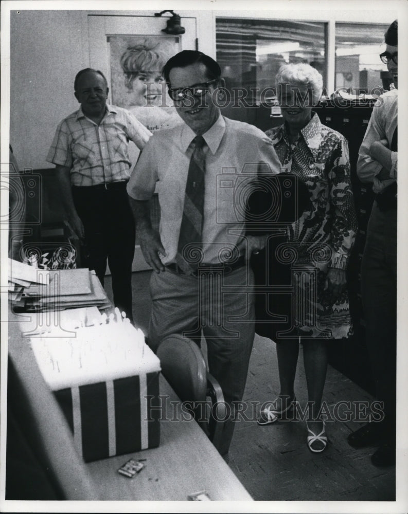 1971 Press Photo John Kamp, Helen Alexander and John W. Rees - Historic Images