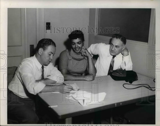 1956 Press Photo Robert Kehoe Sec Cleveland Bar Association & former CN Reporter-Historic Images