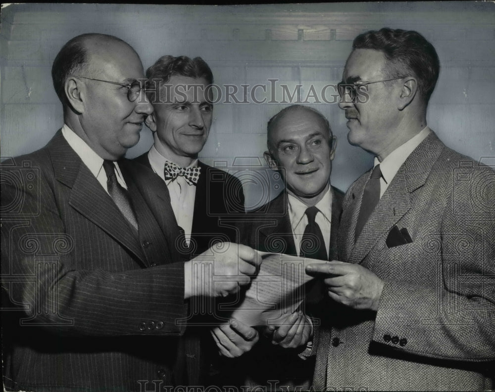 1951 Press Photo Philip W Porter, President of National Journalistic Fraternity - Historic Images