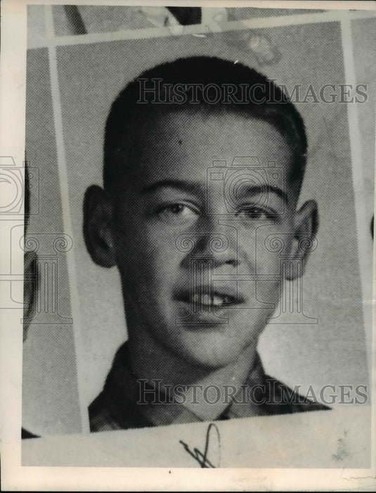1967 Press Photo Wayne Johnson, stabbed together with his mother in Chapel Hill - Historic Images