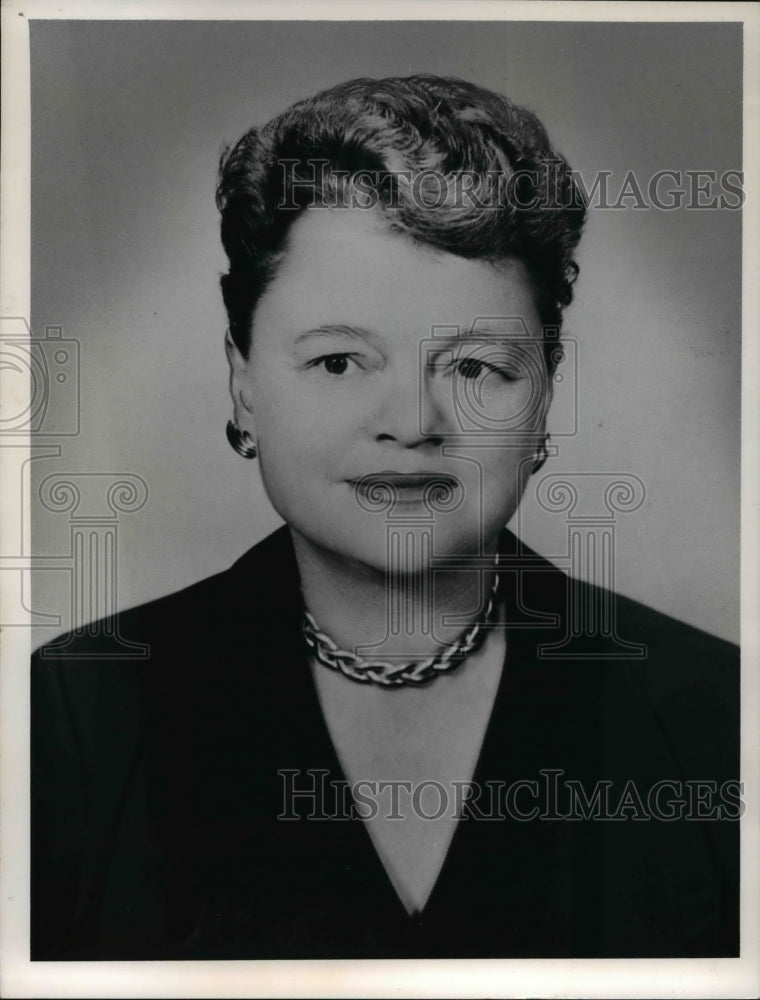 1962 Press Photo Mrs R Henry Norweb- 1st Woman Pres of Cleveland Museum of Art - Historic Images