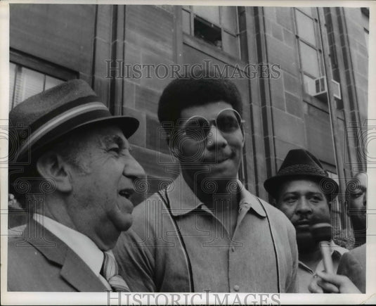 1970 Press Photo Allen G Pinkney being interviewed - cva38670 - Historic Images