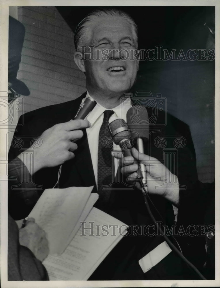 1966 Governor George Romney of Michigan during an interview - Historic Images