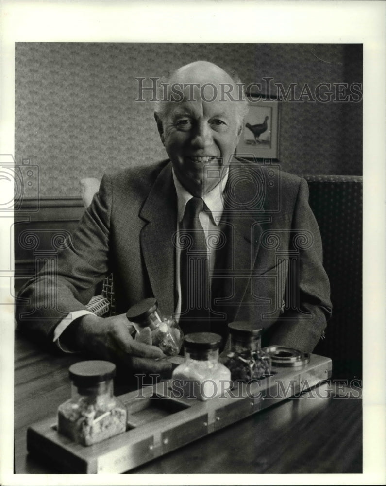 1985 Press Photo Henry Piper, president of Brush Wellman Inc. - cva38782 - Historic Images