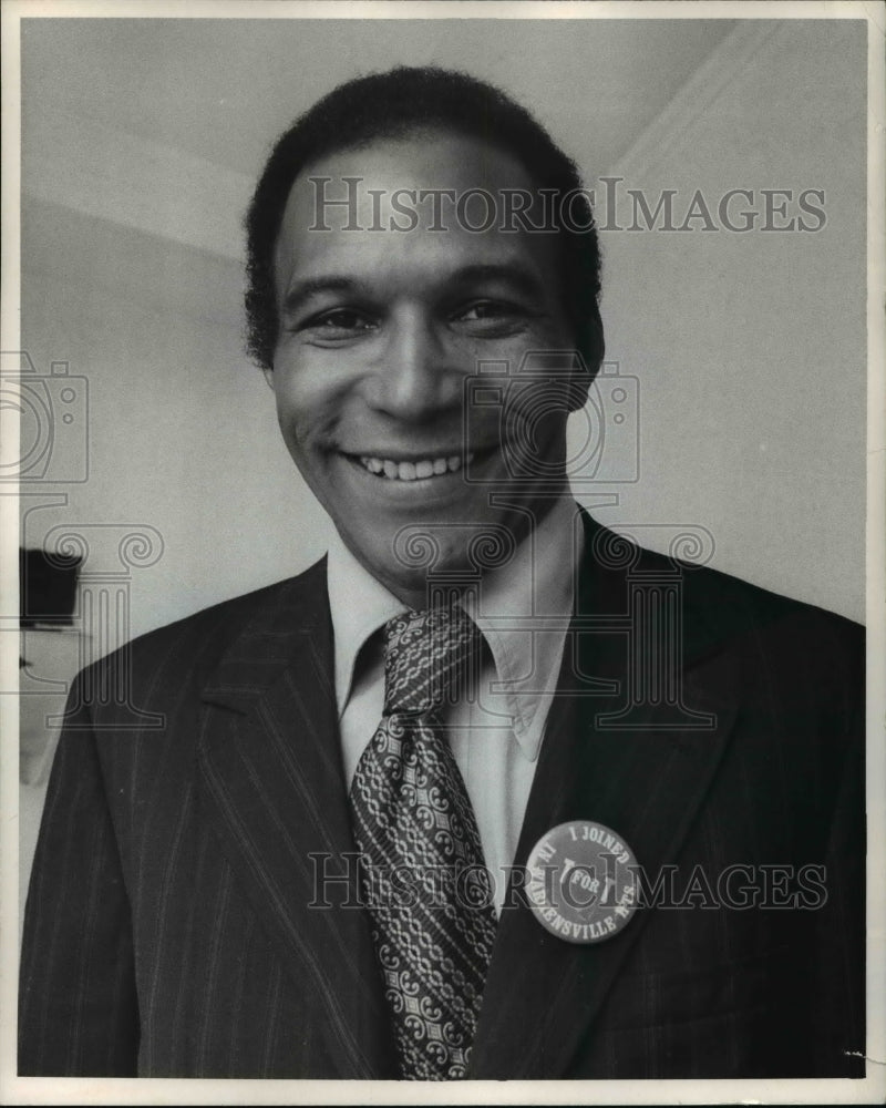 1971 Press Photo Charles Pinkney, Warrensville Heights mayoral candidate-Historic Images