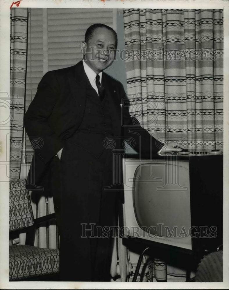 1956 Gen Carlos P Romulo, Philippine Ambassador to the United States-Historic Images