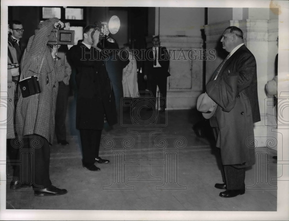 1960 Press Photo William Presser, president of Teamsters Joint Council - Historic Images