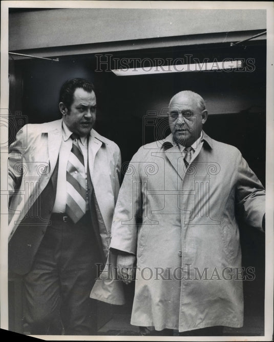 1971, James Simpkins, Press Rep Teamsters & William E Presser - Historic Images