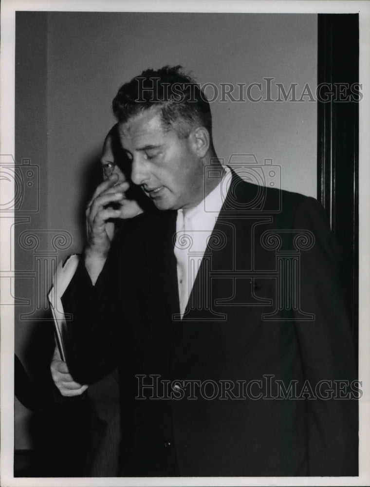 1961, John Samarin at Federal Building with his lawyer - Historic Images