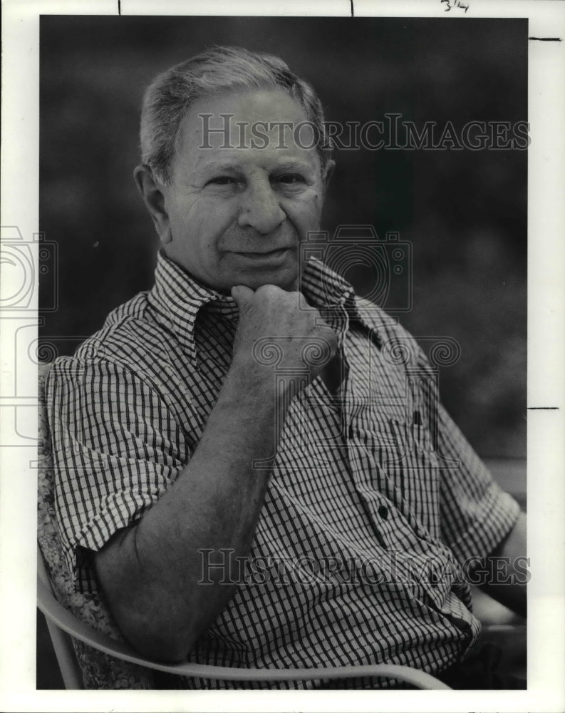 1991 Press Photo WWII POW John N Scozzy is 76 years old-Historic Images