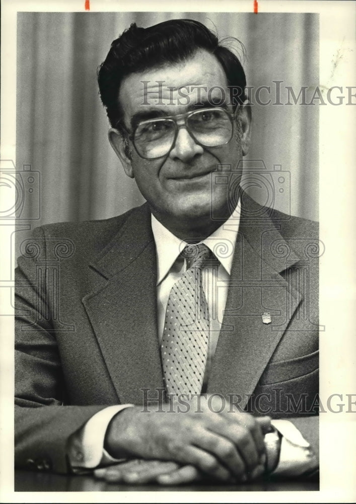 1981 Press Photo New City Water Commissioner - Ernest Cedroni - cva40151-Historic Images