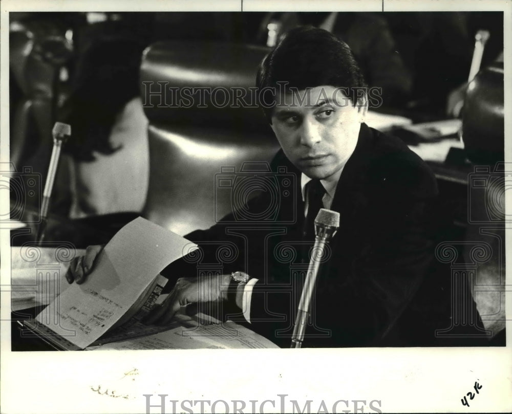 1982 Press Photo Mike Polensek, Ward II councilman - Historic Images