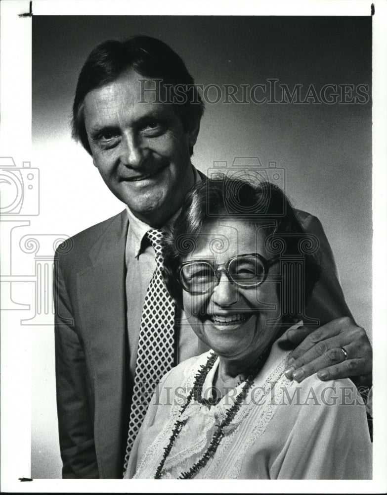 1987 Press Photo Norman J. Schmidt and Emeline Clawson Piano Teachers - Historic Images