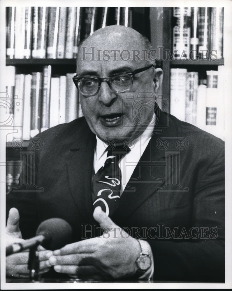 1972, Pinchas Sapir, Israeli minister - Historic Images