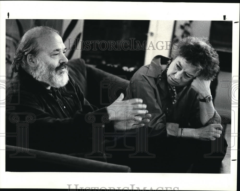 1987 Press Photo Reuben and Dorothy Silver - cva40646 - Historic Images