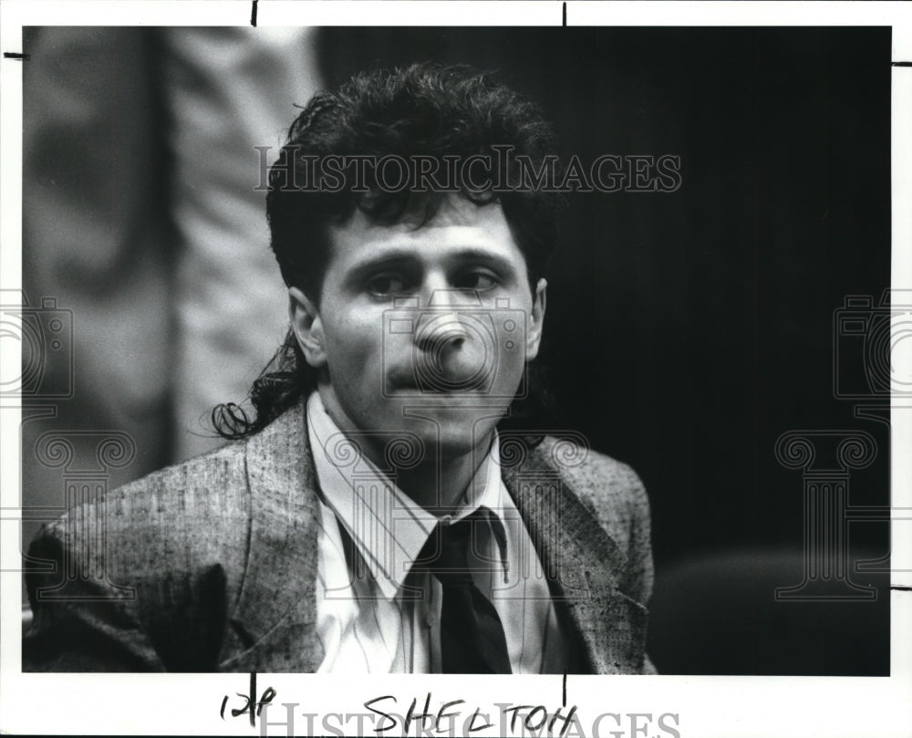 1989 Press Photo Ronnie Shelton, alleged West Park rapist - Historic Images