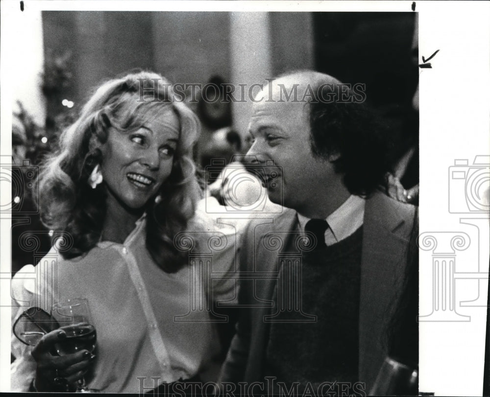 1982 Press Photo Dorma Weiner and Wally Shawn at Cleveland Int. Film Society - Historic Images