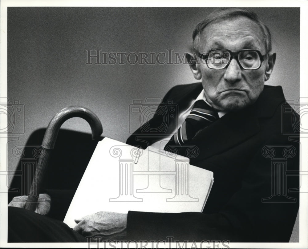 1980 Press Photo Jacob Sapirstein, Founder-Chairman of American Greeting - Historic Images