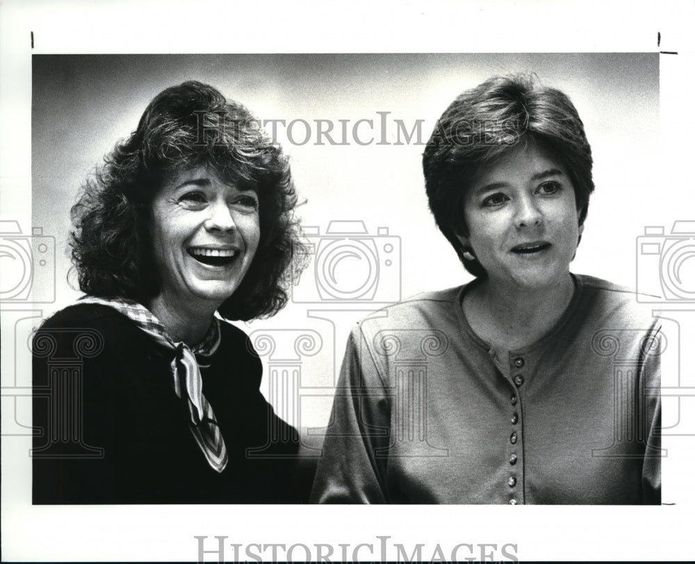 1987 Press Photo Ann Seagrave and Faison Covington, authors - Historic Images
