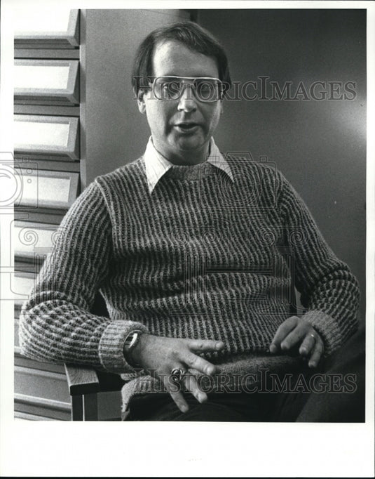 1982 Press Photo Harvey  S. Rosen, CSU Economics prof. - Historic Images