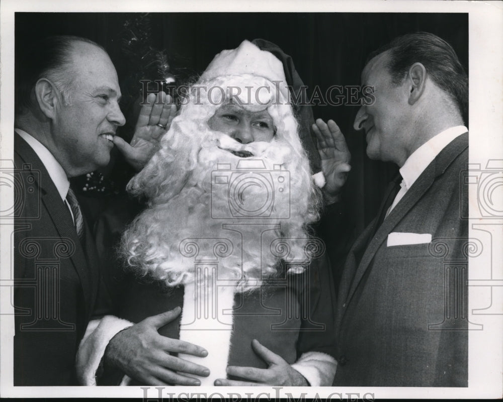 1968, Francis Coy, Joseph McIntyre as Santa Claus &amp; Patrick Gerity - Historic Images