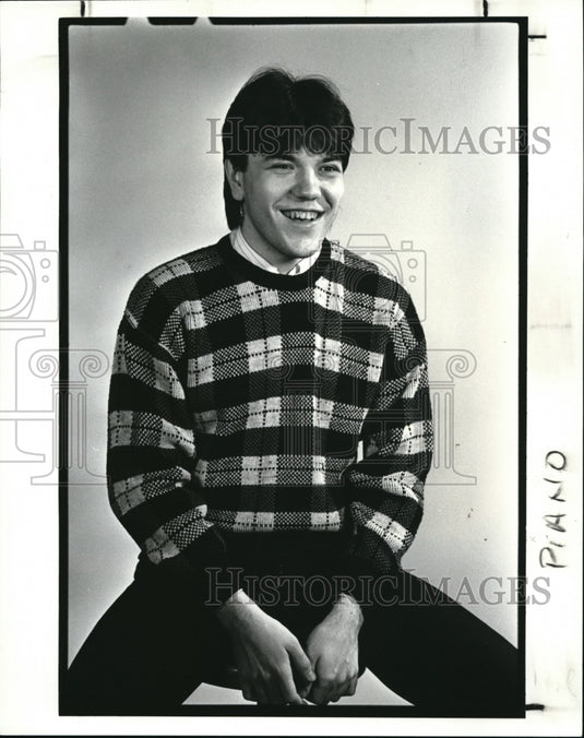 1988 Press Photo Pianist Alexsander Serdar - cva41487-Historic Images