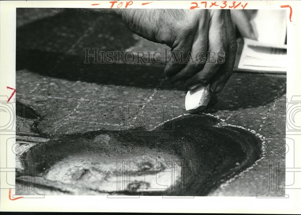 1979 Press Photo Stonework Sam - Historic Images