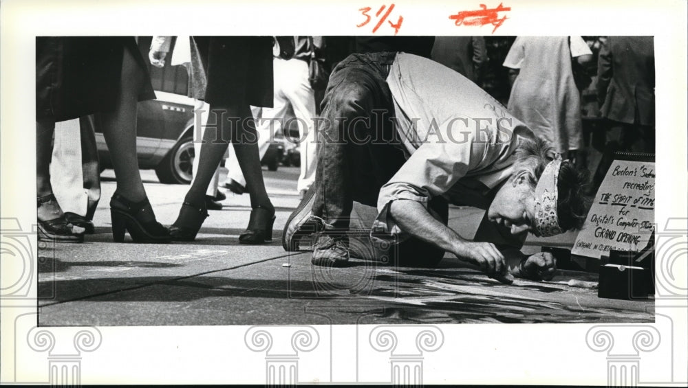 1979 Press Photo Sidewalk Sam - Historic Images