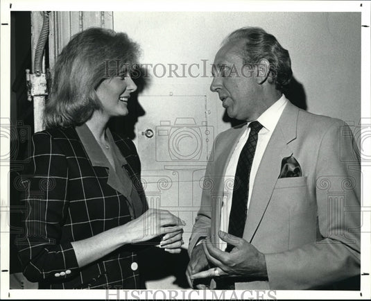 1990 Press Photo Wilma Smith with her husband Tom Gerber - cva41951 - Historic Images