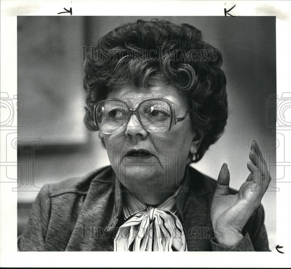 1985 Press Photo Jen Steinbrenner of the Gund Foundation - Historic Images