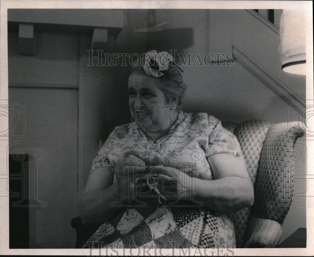 1970 Press Photo Mrs. Zella Spilka of East Cleveland - Historic Images