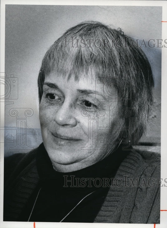 1978 Press Photo Jeanne H. Sonville, Psychiatric Nurse at Free Clinic - Historic Images